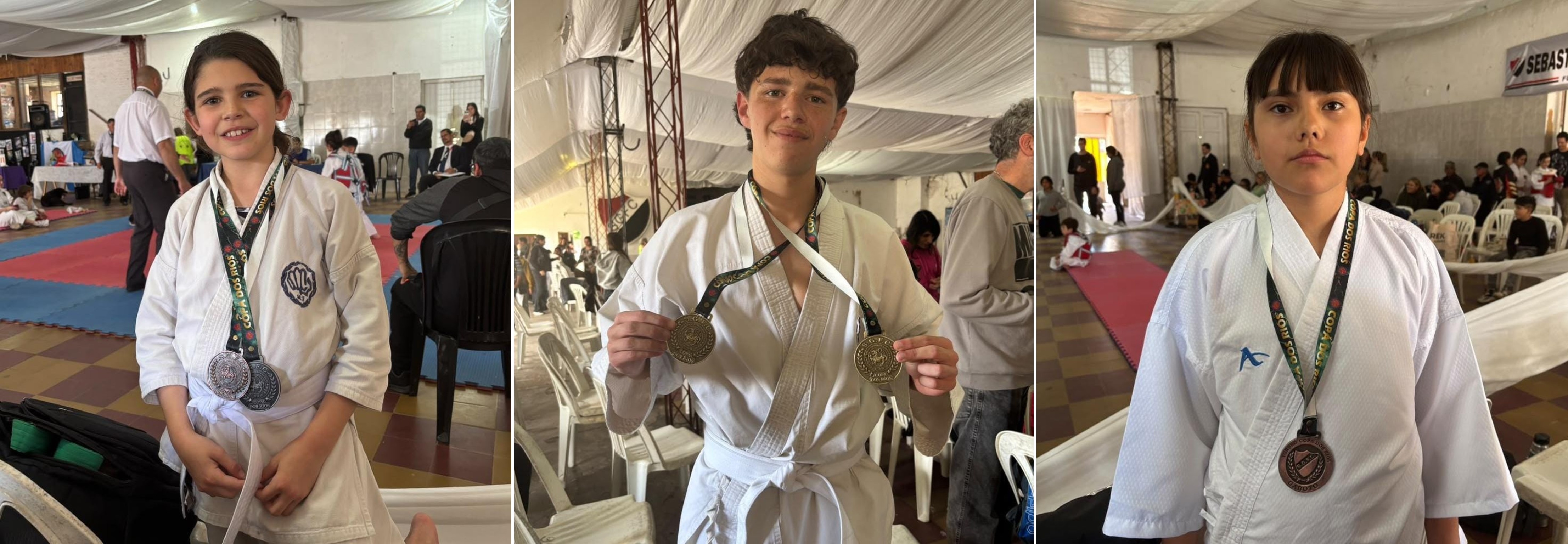 La Asociación Sampedrina de Karate logró siete podios en la Copa Dos Ríos 2026
