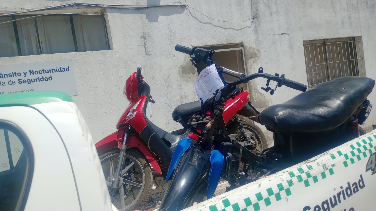Retuvieron dos autos y cinco motos en controles de tránsito en San Pedro