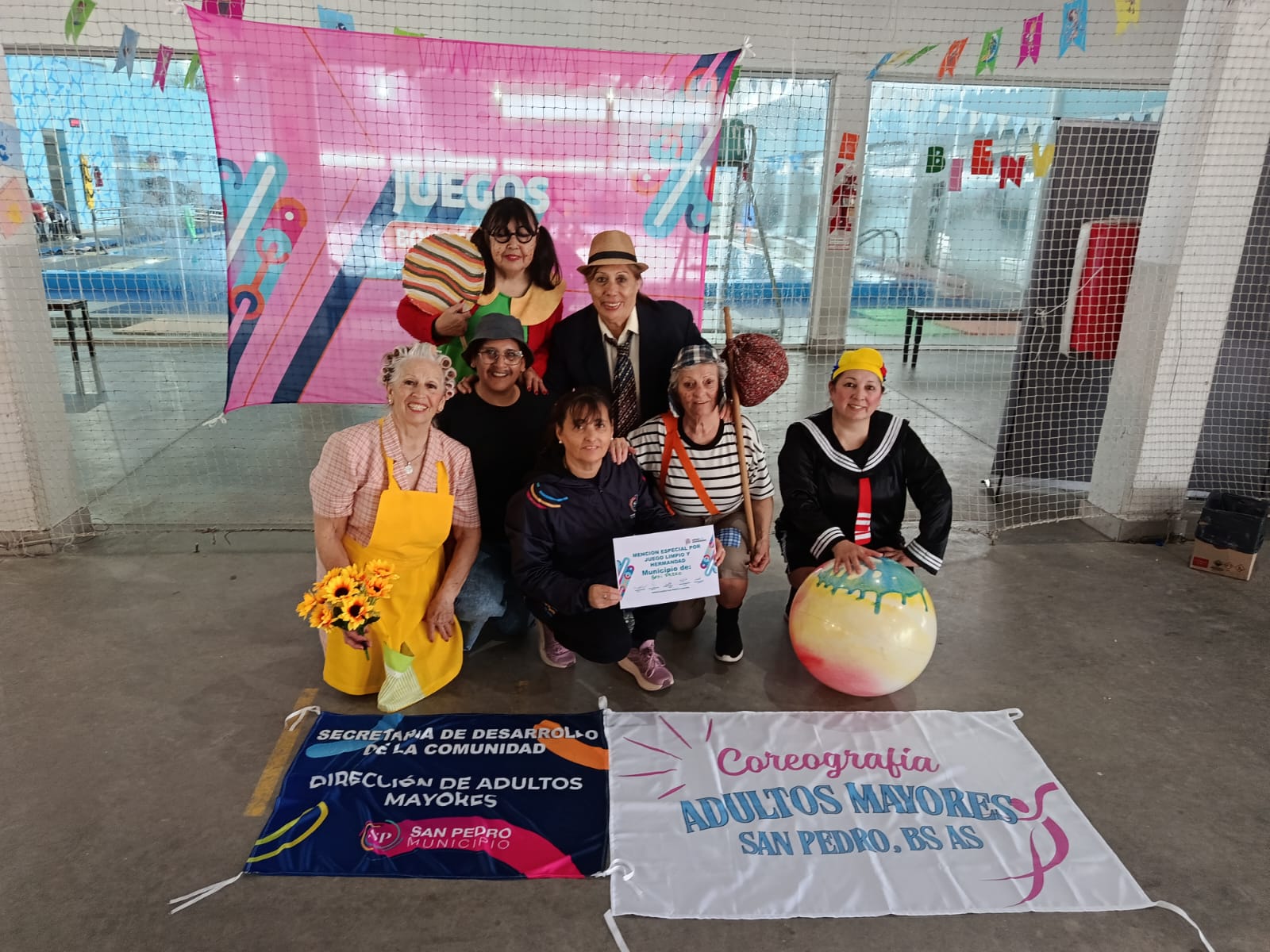 Juegos Bonaerenses: el grupo de Adultos Mayores de San Pedro recibió una mención especial en Cultura